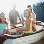 Family enjoying the summer in Wasaga Beach